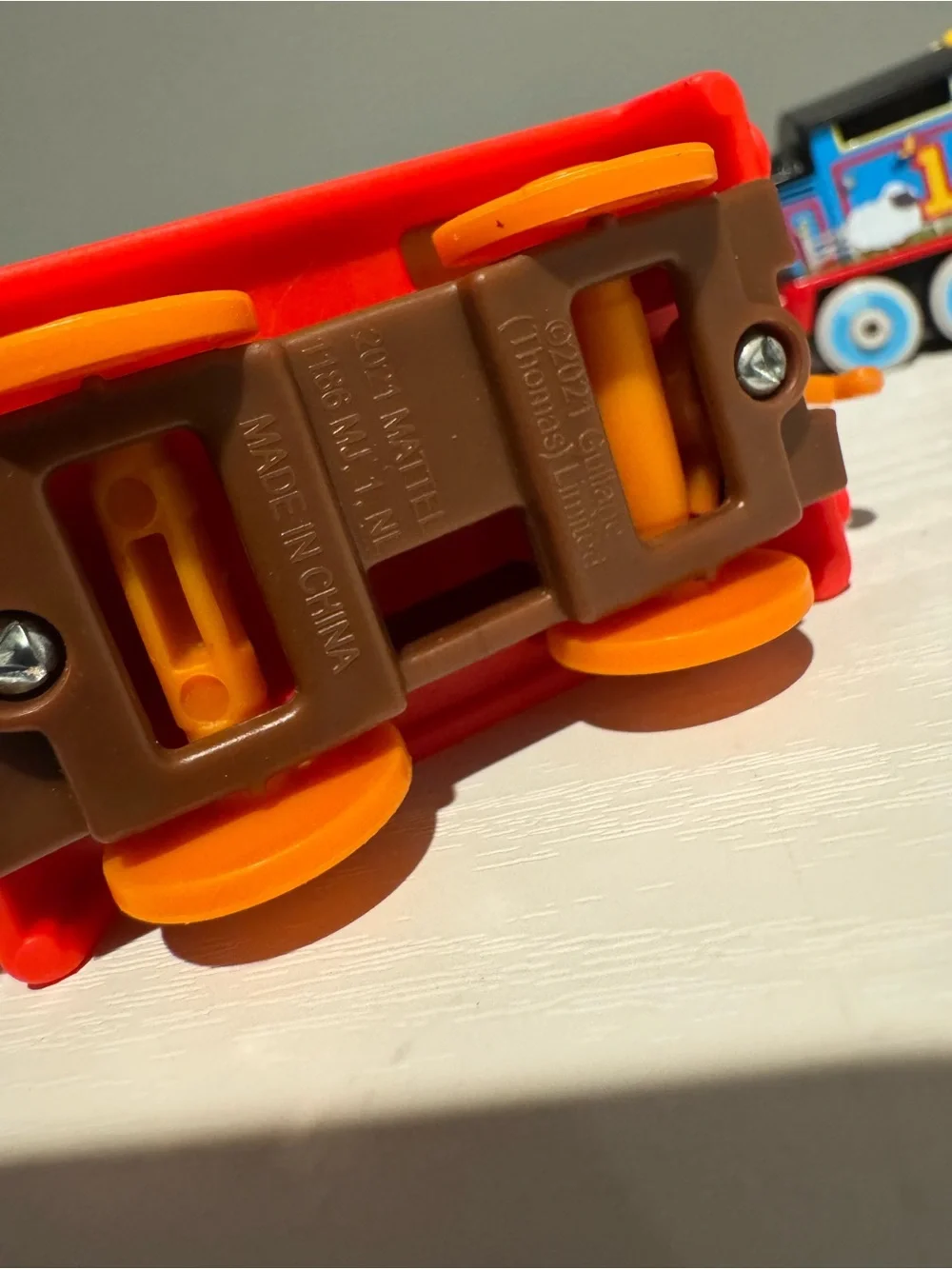 Thomas & Friends Mini Engine Set with Blue, Green, Black, Red, Brown Pieces